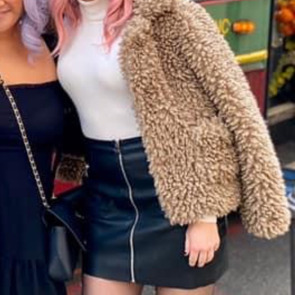Zara Basic Teddy Jacket